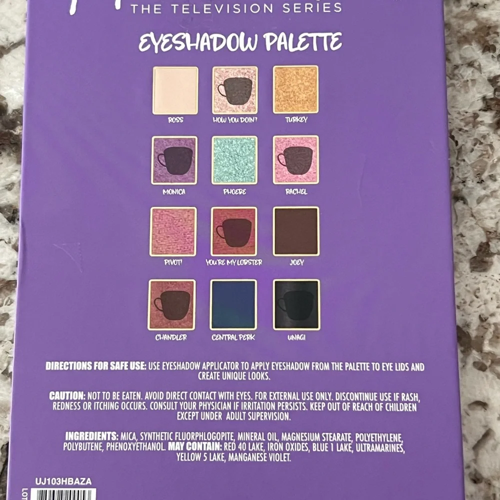 NEW Friends Central Perk Eyeshadow Palette